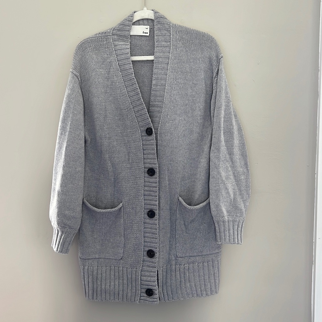 Wilfred Free Gray Wool Velzen Cardigan Size 1 (S)